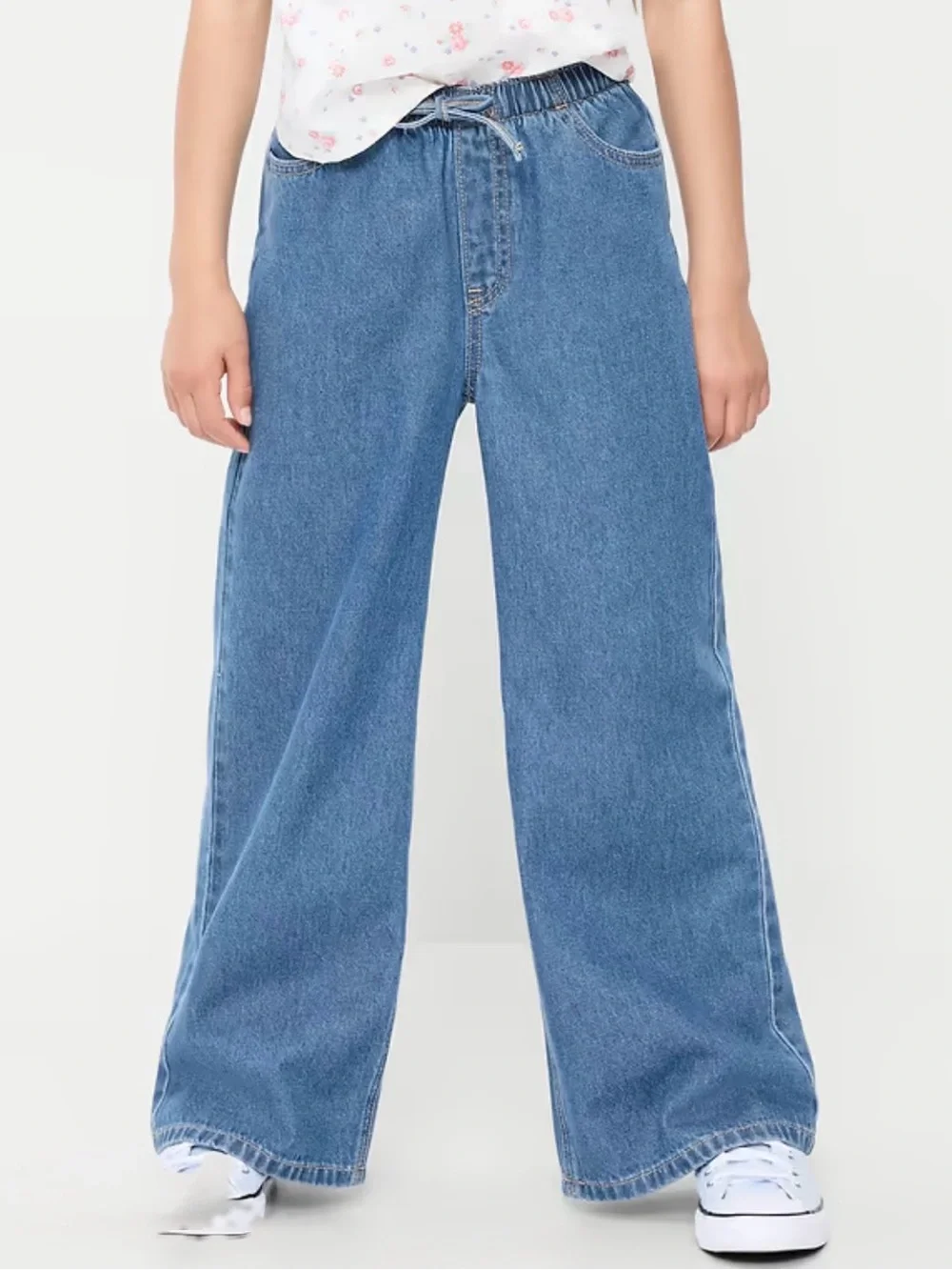 Old Navy Pull-On Super Baggy Wide-Leg Denim Jeans for Girls